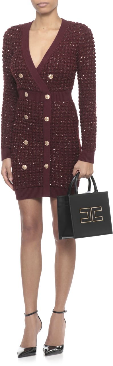 Elisabetta Franchi Dresses Bordeaux Rood