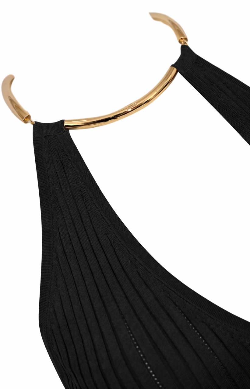 Elisabetta Franchi Dresses Black Zwart