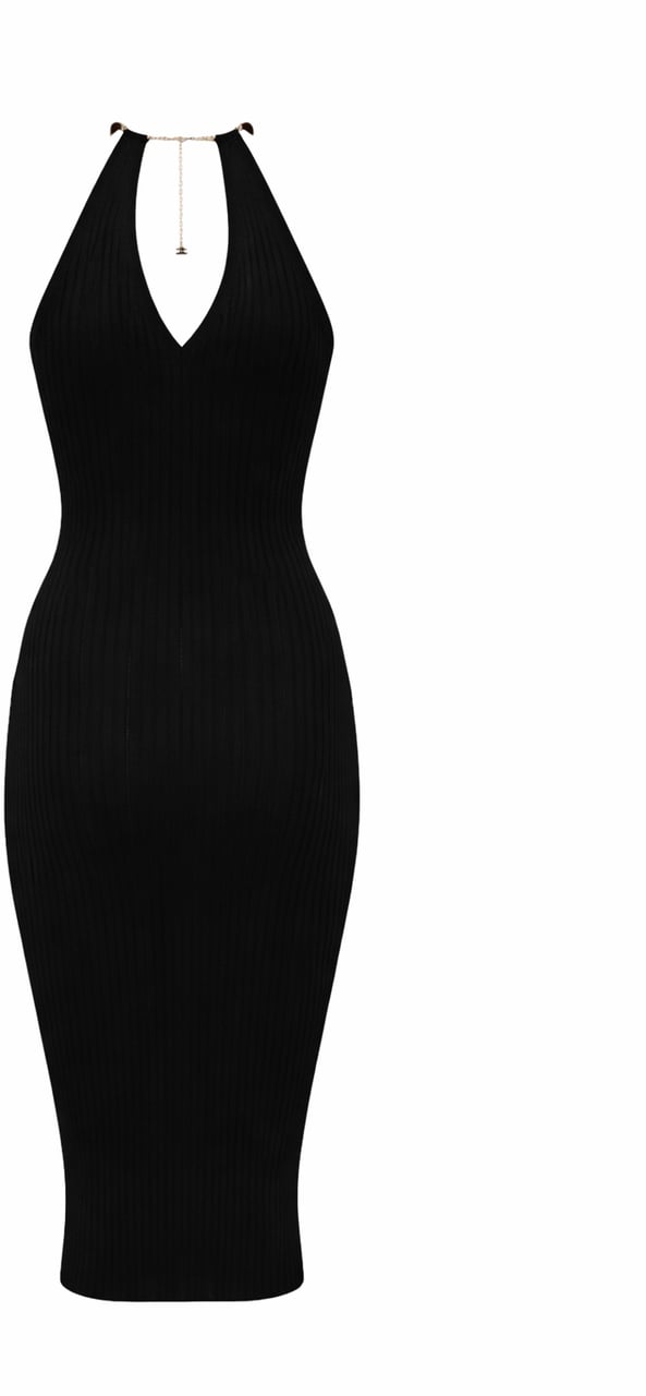 Elisabetta Franchi Dresses Black Zwart