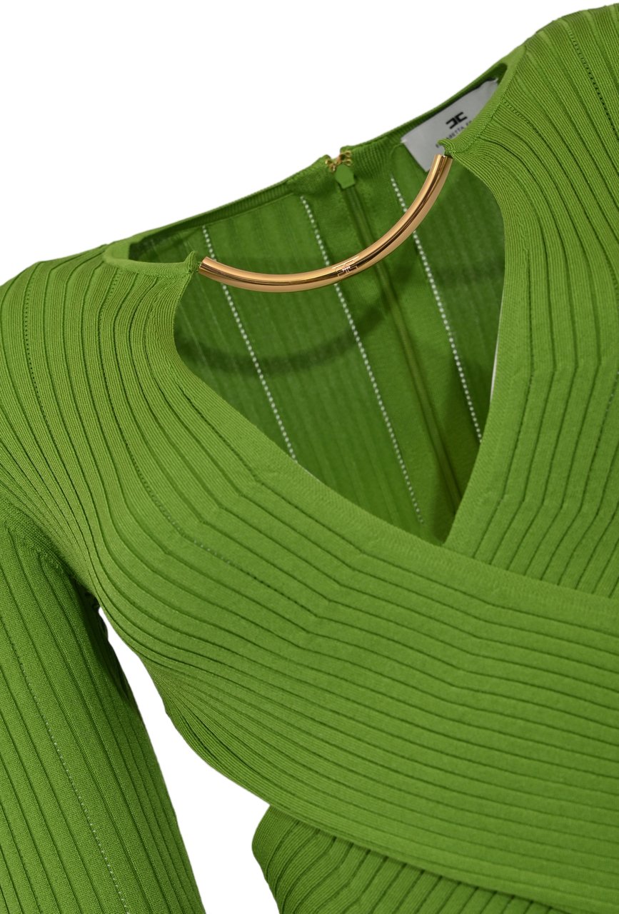 Elisabetta Franchi Dresses Aloe Groen