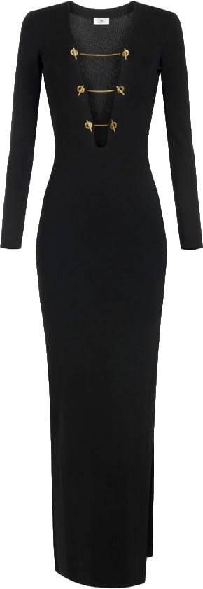 Elisabetta Franchi Dresses Nero Zwart