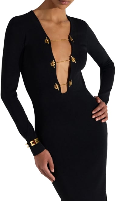 Elisabetta Franchi Dresses Nero Zwart