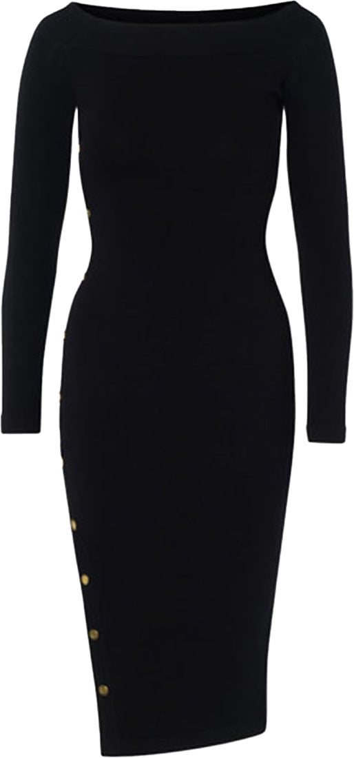 Elisabetta Franchi Dresses Black Zwart