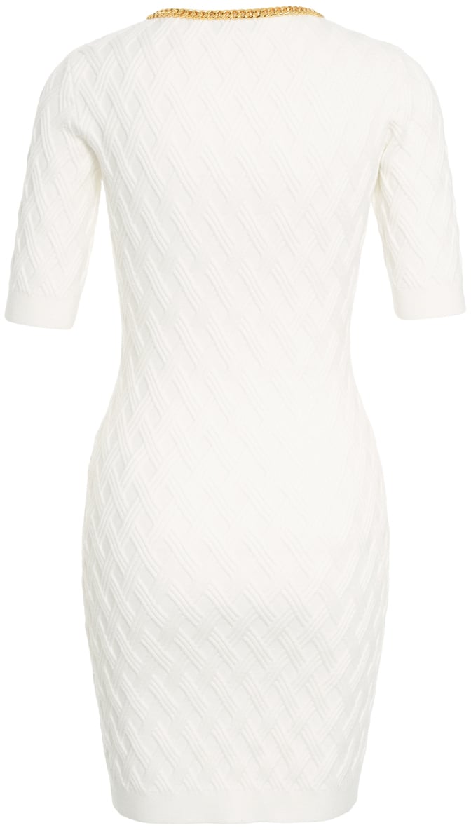 Elisabetta Franchi Mini abito con dettagli a catena Wit