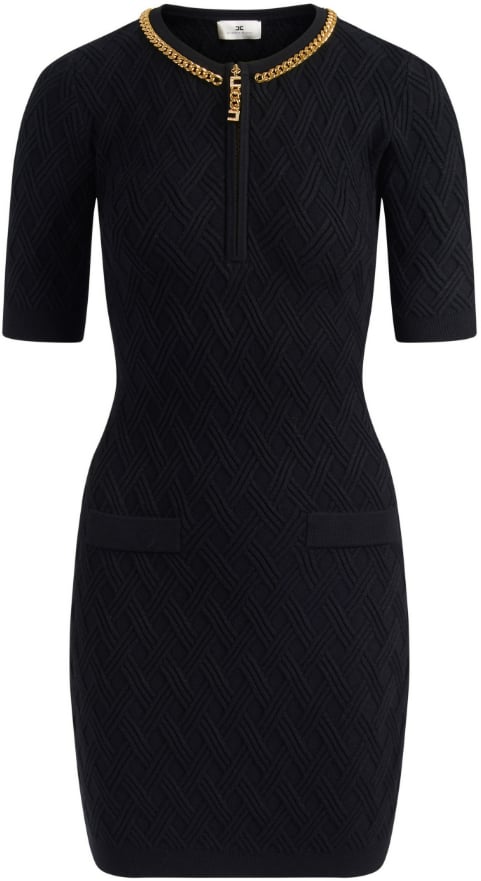Elisabetta Franchi Dresses Black Zwart