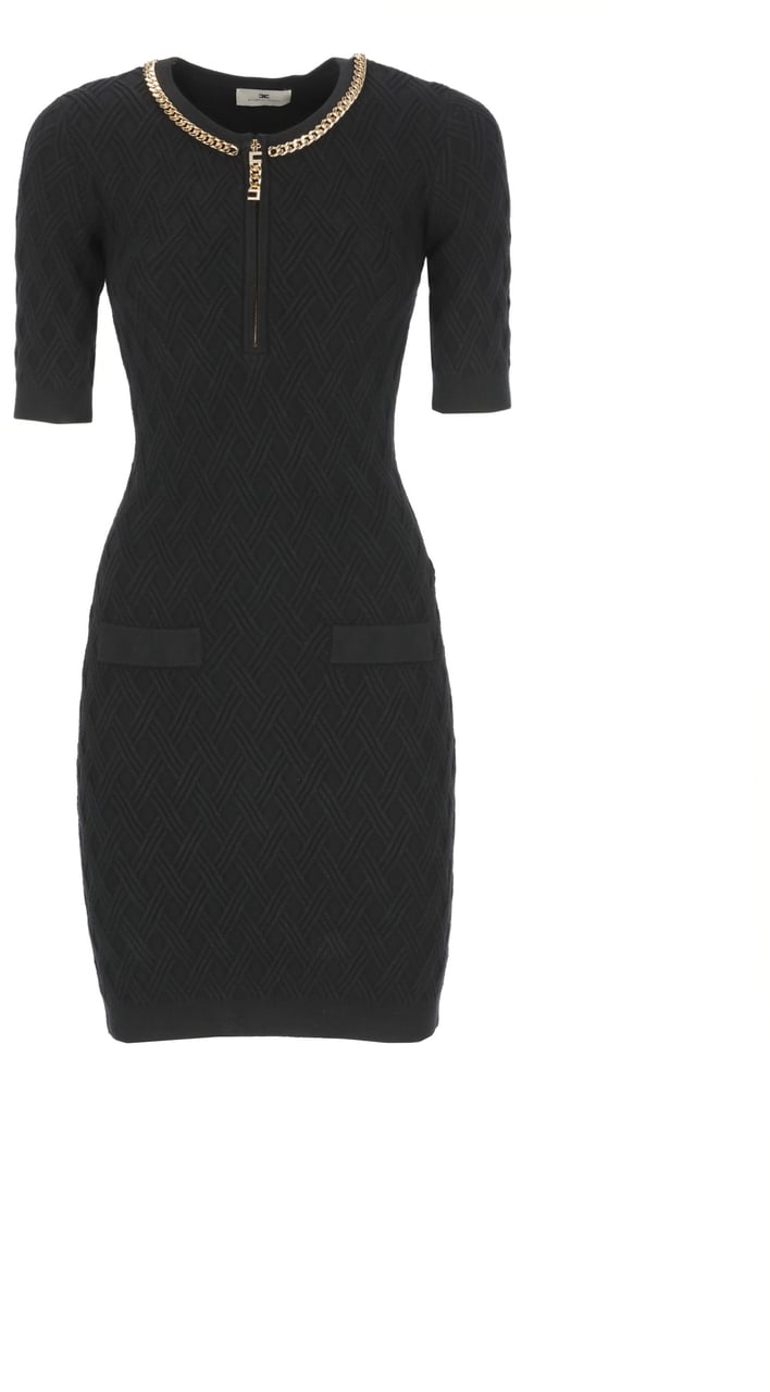 Elisabetta Franchi Dresses Black Zwart