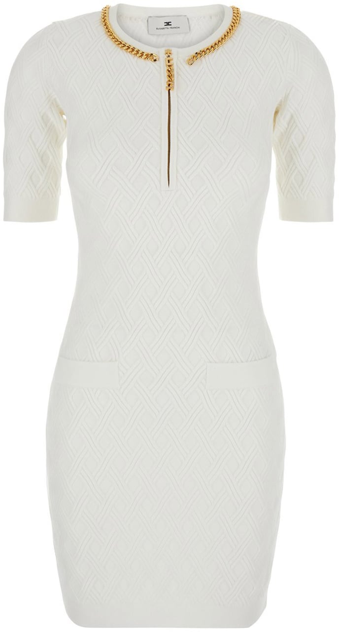 Elisabetta Franchi Dresses Ivory Wit
