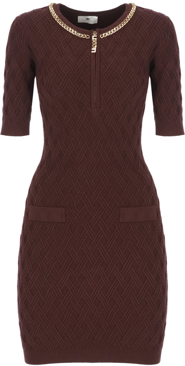 Elisabetta Franchi Dresses Bordeaux Rood