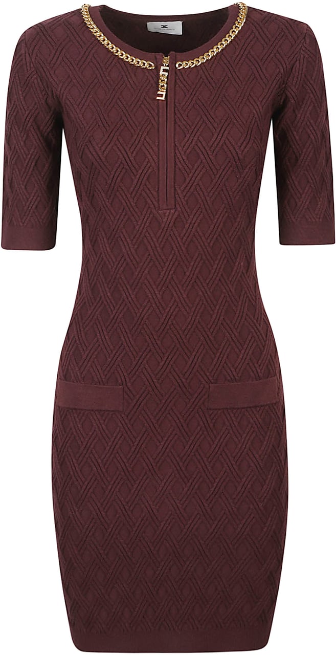 Elisabetta Franchi Dress Red Rood