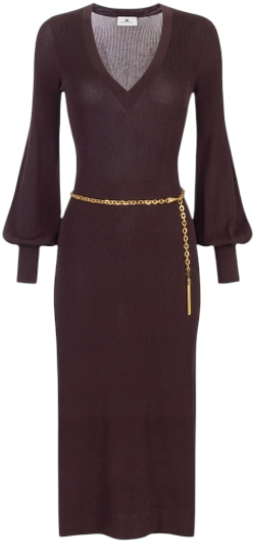 Elisabetta Franchi Dresses Merlot Rood