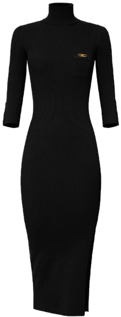 Elisabetta Franchi Dresses Black Zwart