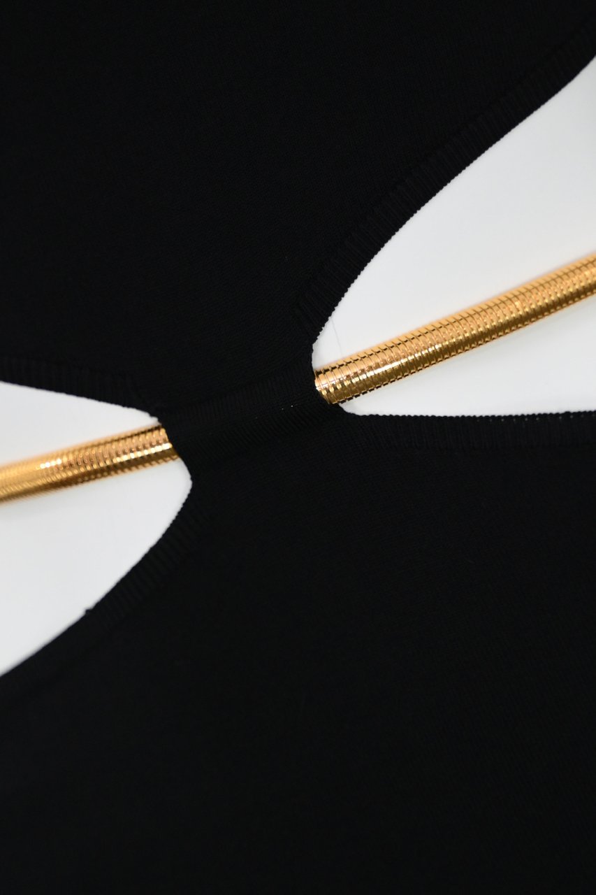 Elisabetta Franchi Dresses Black Zwart