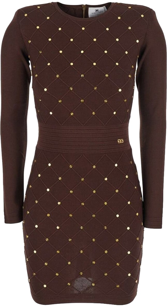 Elisabetta Franchi Dresses Coffee Bruin