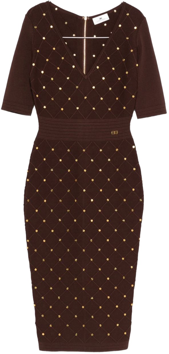 Elisabetta Franchi Dresses Bordeaux Rood