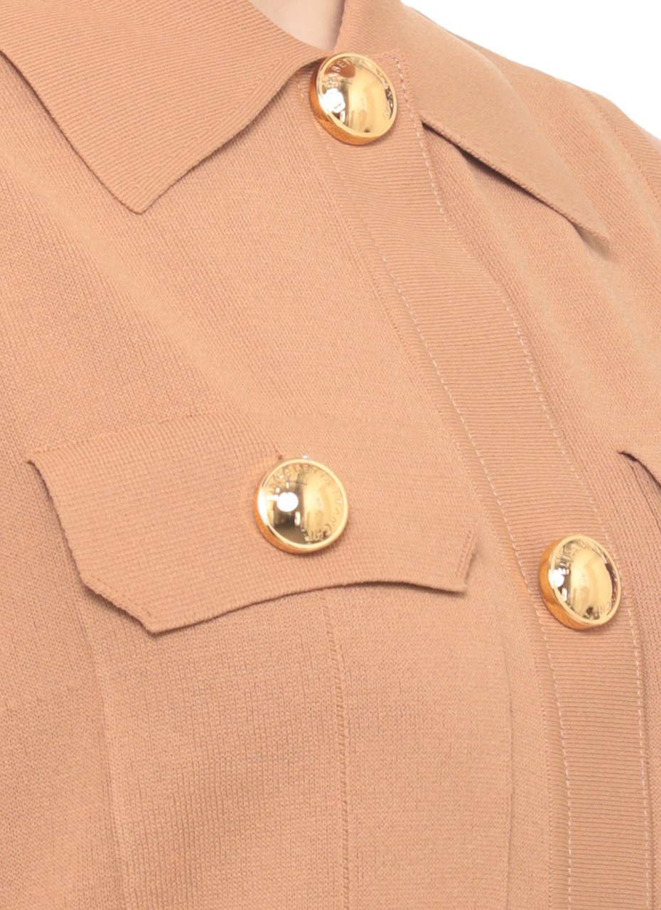 Elisabetta Franchi Dresses Brown Beige