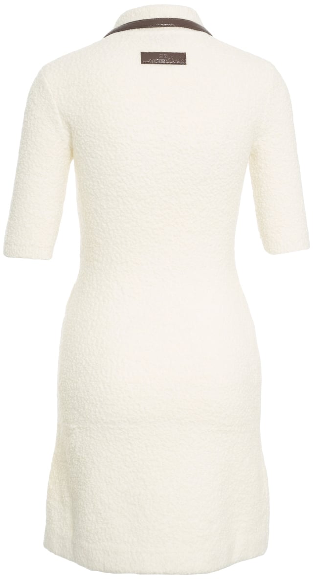 Elisabetta Franchi Abito in maglia bouclé Wit