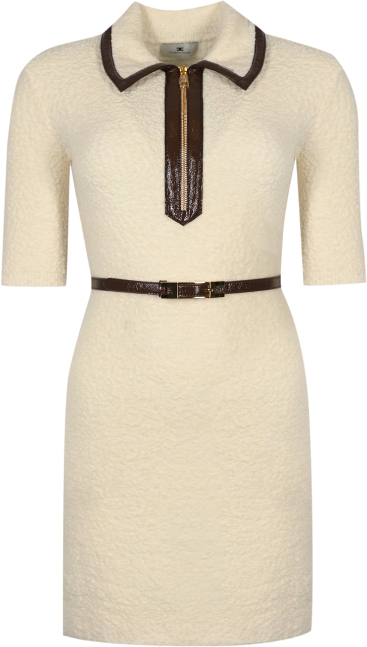Elisabetta Franchi Dresses Milkcoffee Wit