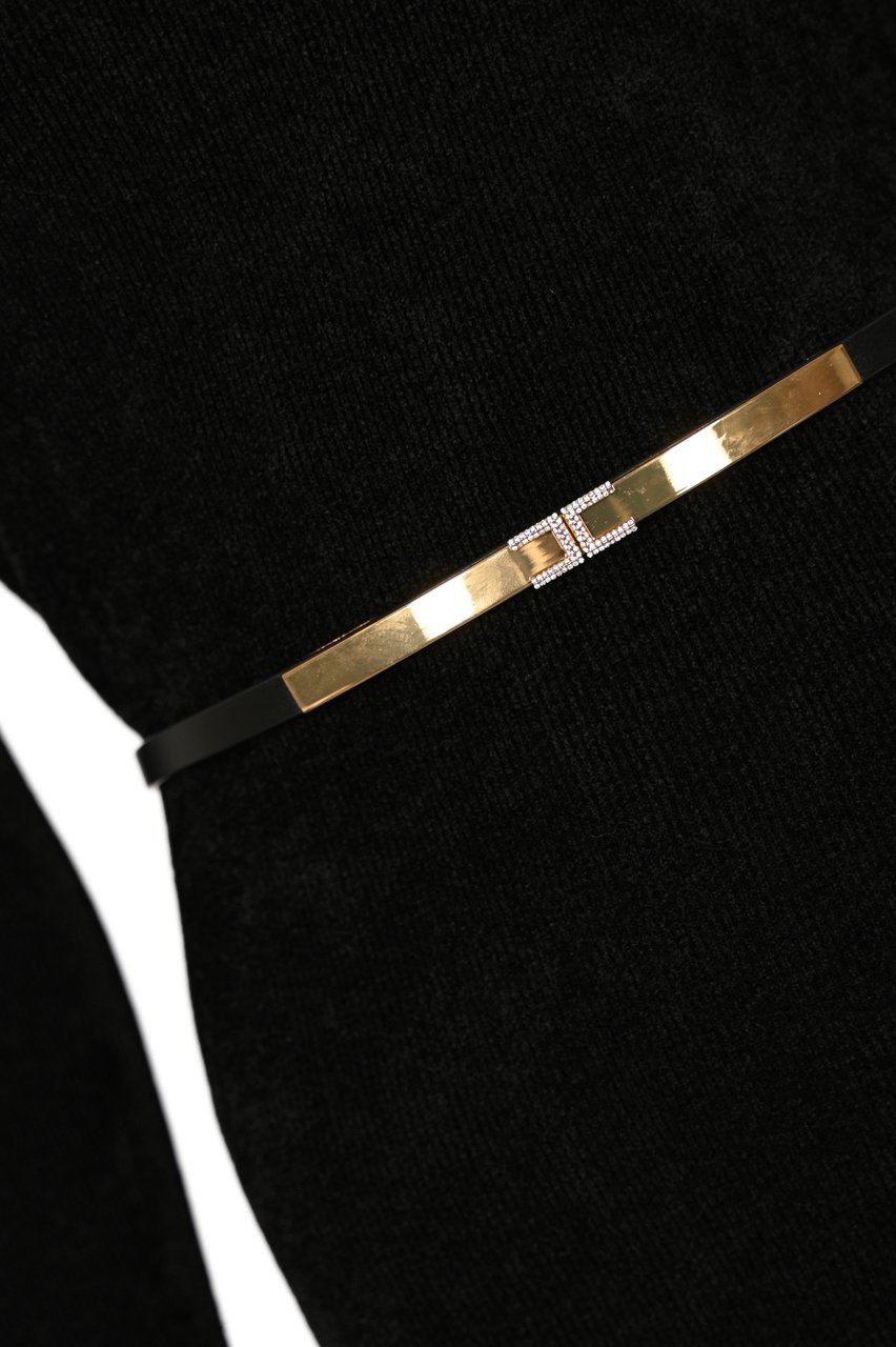 Elisabetta Franchi Dresses Black Zwart