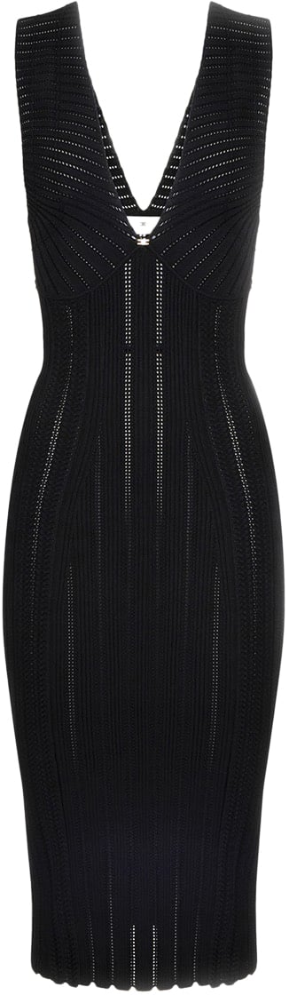 Elisabetta Franchi Dresses Black Zwart
