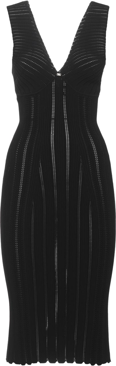 Elisabetta Franchi Dresses Black Zwart