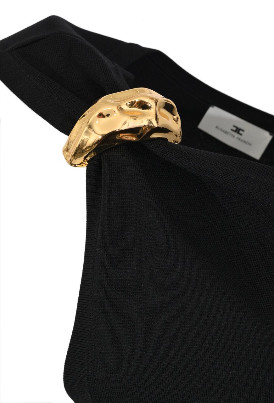 Elisabetta Franchi Dresses Nero Zwart