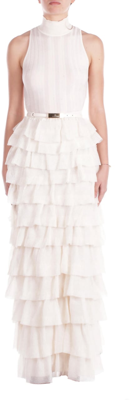 Elisabetta Franchi Dresses Burro Beige