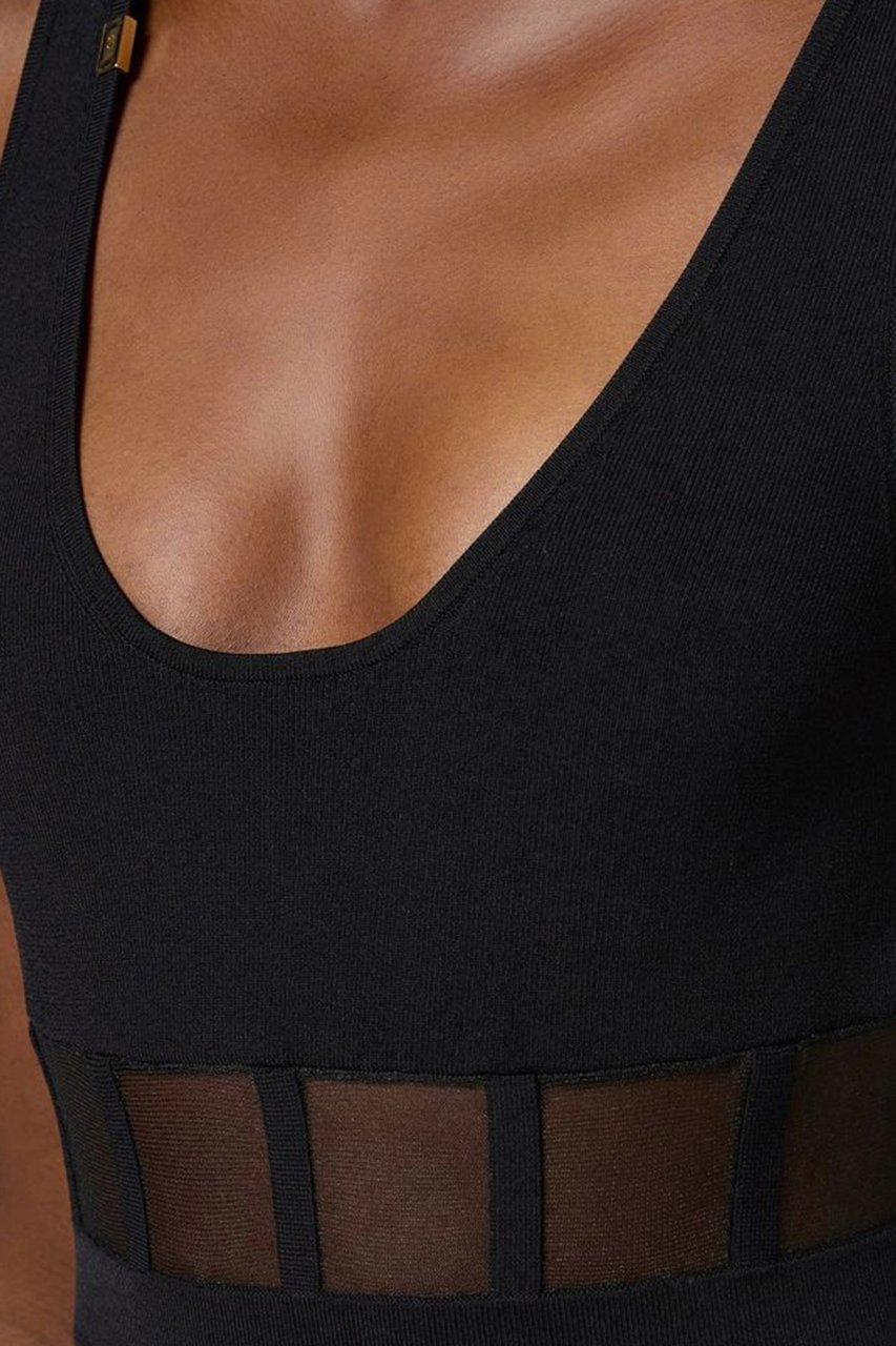 Elisabetta Franchi Dresses Black Zwart