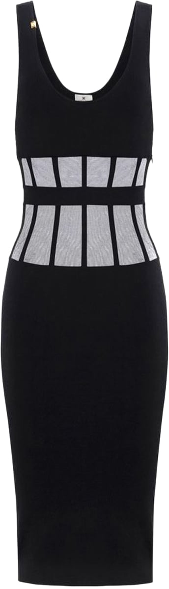 Elisabetta Franchi Dresses Black Zwart