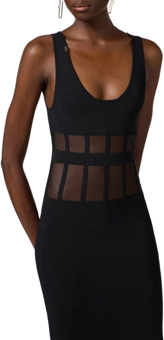 Elisabetta Franchi Dresses Black Zwart