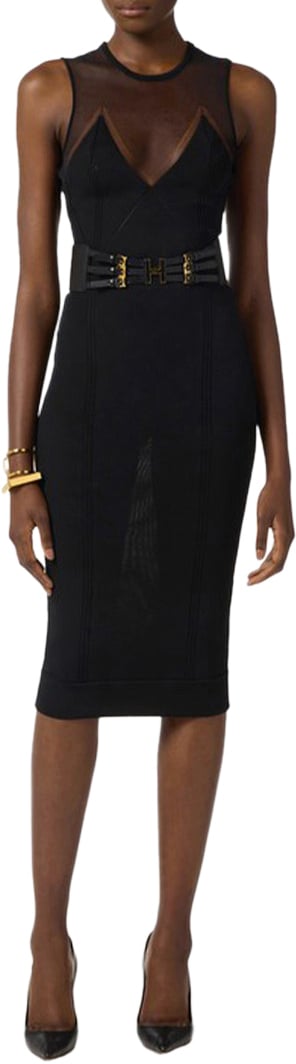 Elisabetta Franchi Dresses Black Zwart