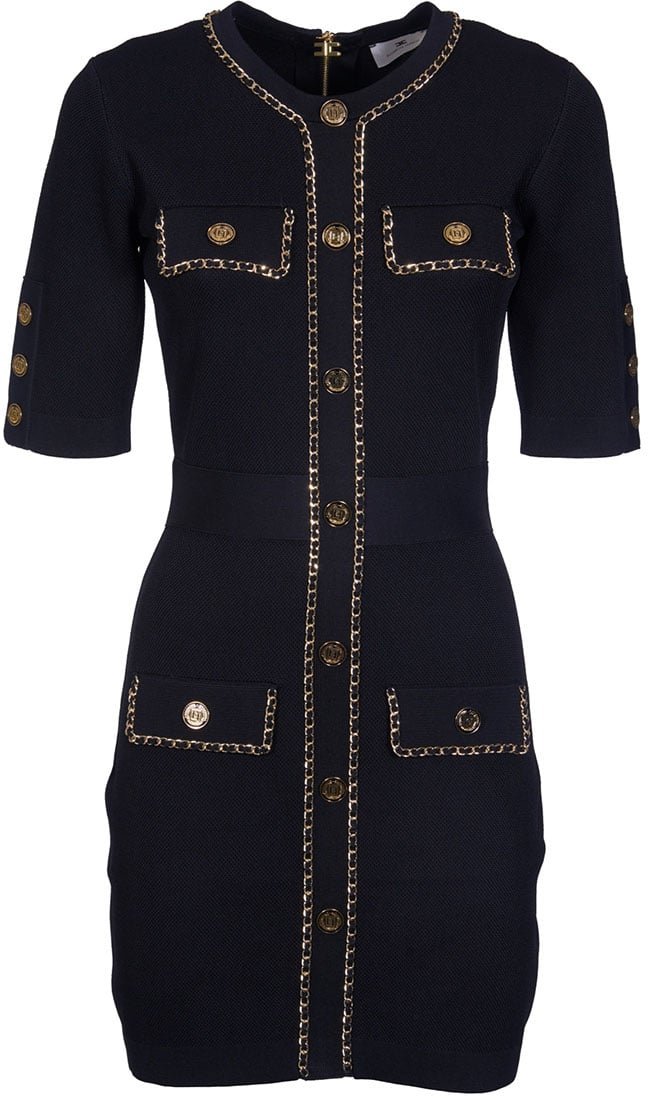 Elisabetta Franchi Dresses Black Zwart