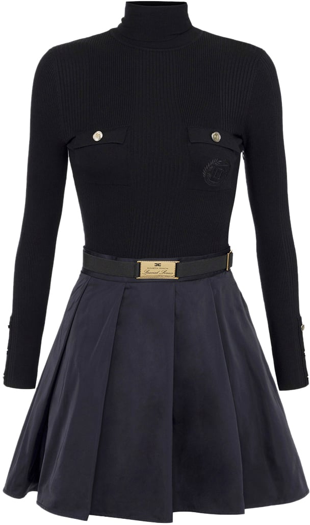 Elisabetta Franchi Dresses Black Zwart