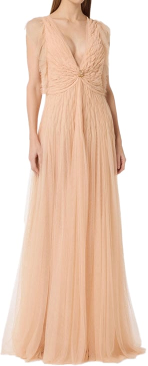 Elisabetta Franchi Dresses Nude Neutraal