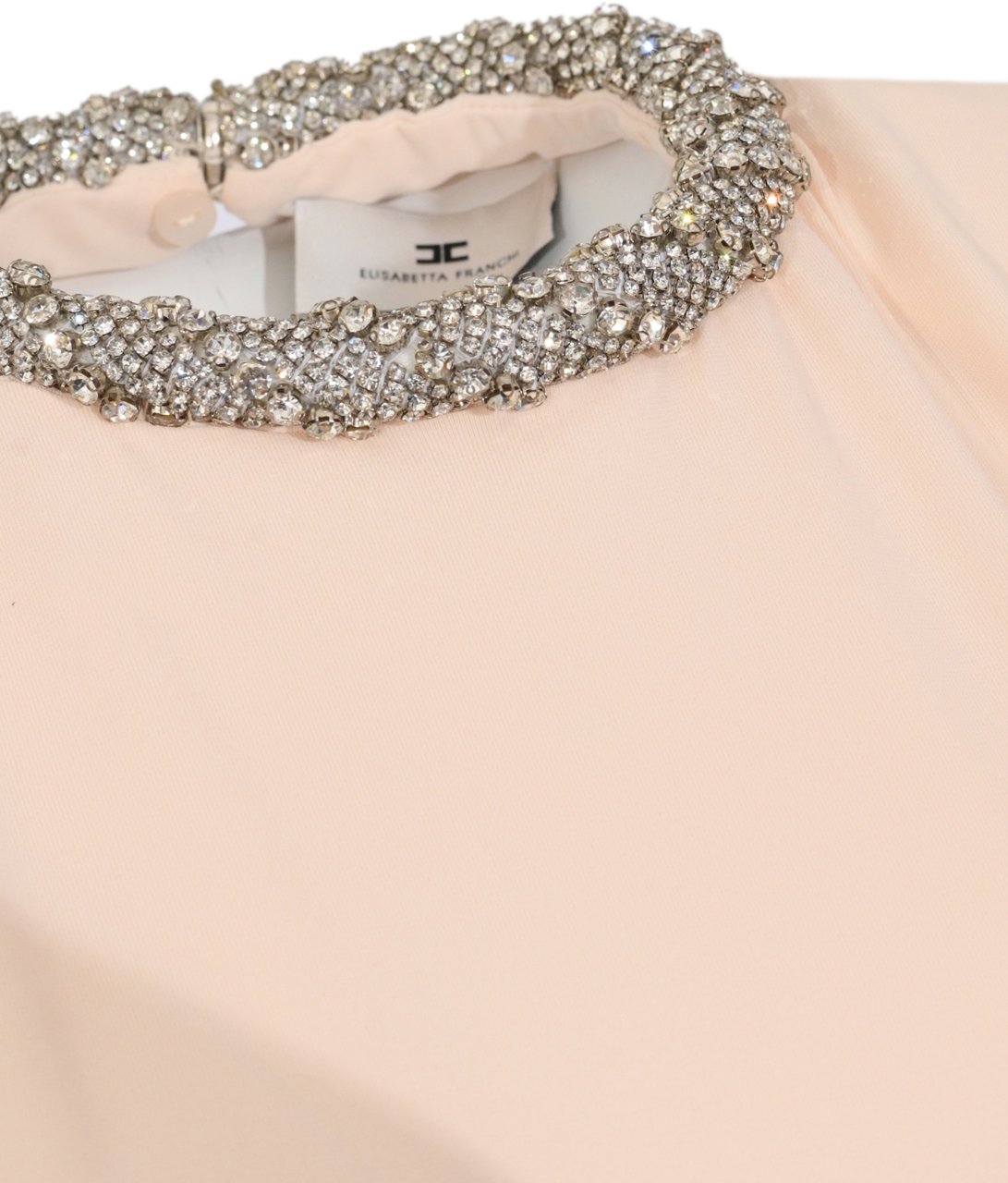 Elisabetta Franchi Dresses Burro/Crystal Beige