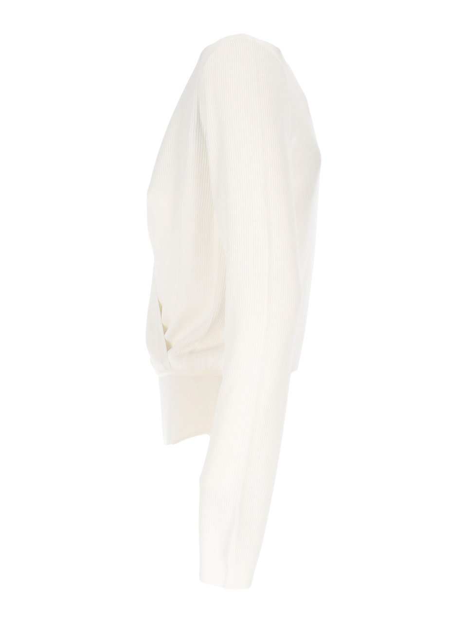 Elisabetta Franchi V-Neck Wrap-Style Bodysuit Zwart