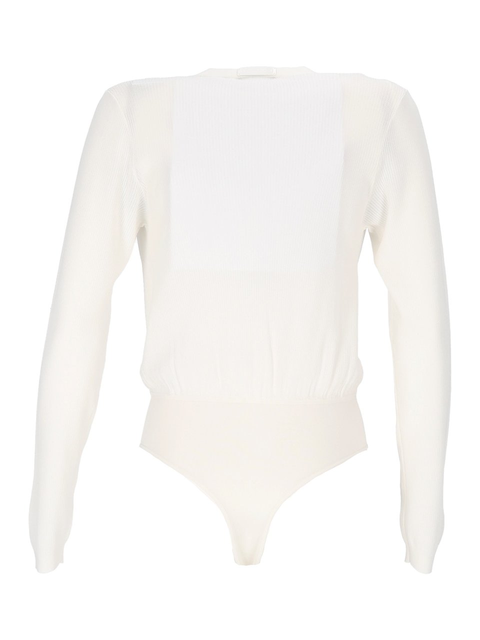 Elisabetta Franchi V-Neck Wrap-Style Bodysuit Zwart