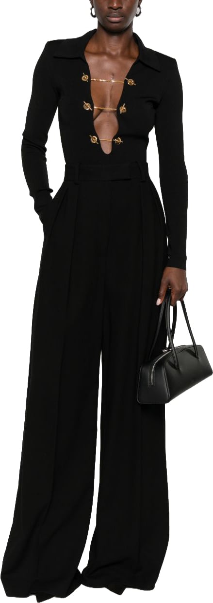 Elisabetta Franchi Top Black Zwart
