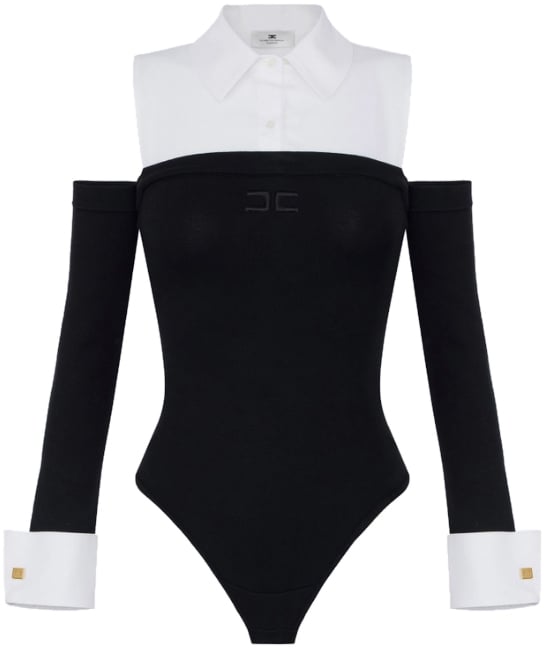 Elisabetta Franchi Top Black Zwart