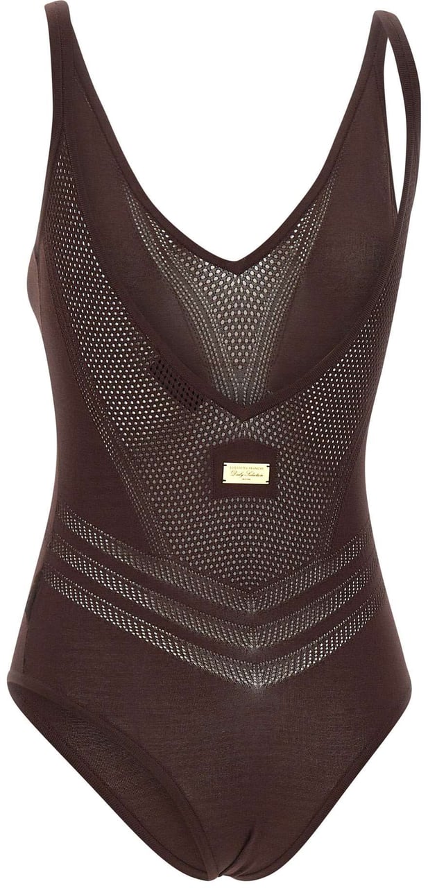 Elisabetta Franchi Top Brown Bruin