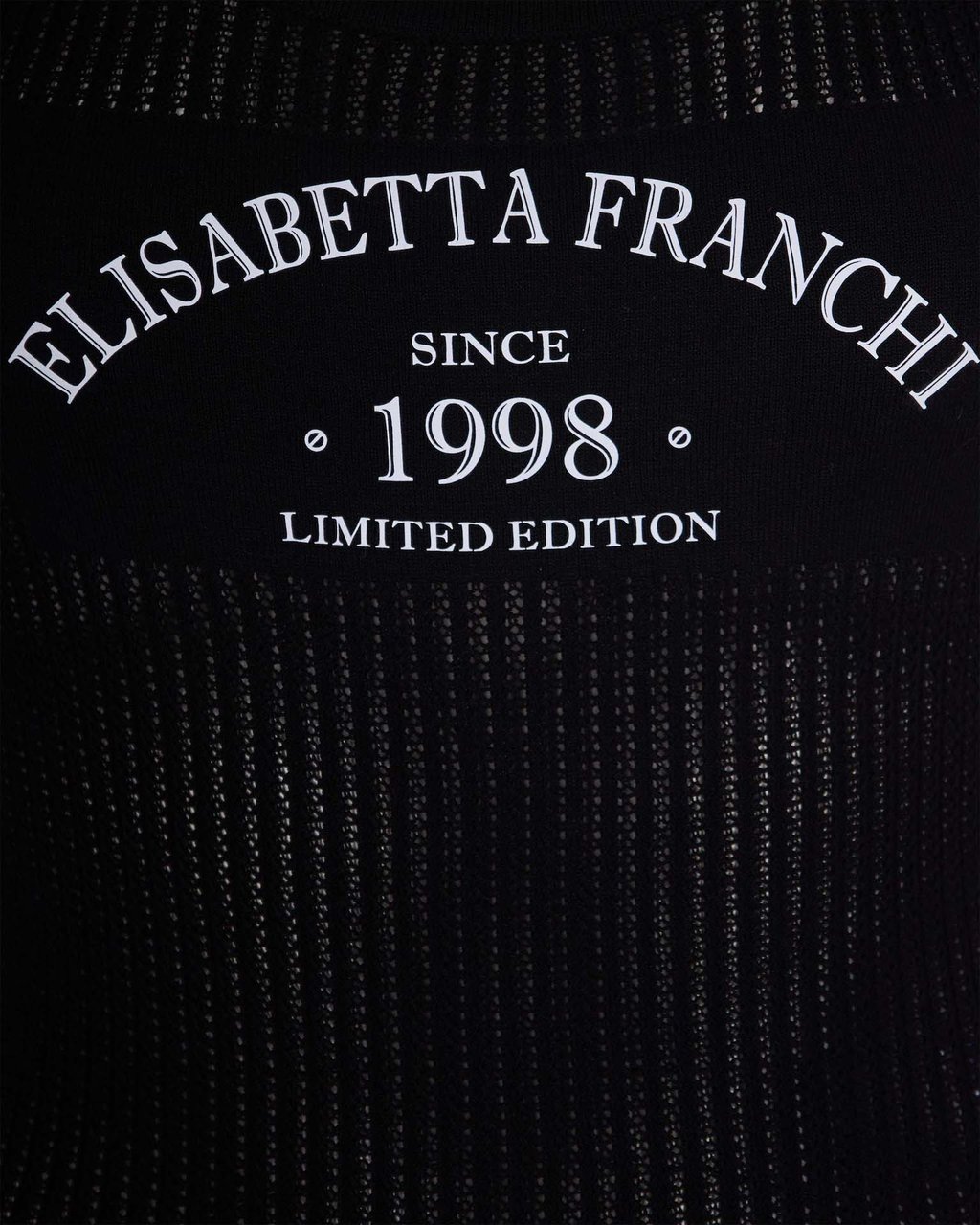 Elisabetta Franchi Top Black Zwart