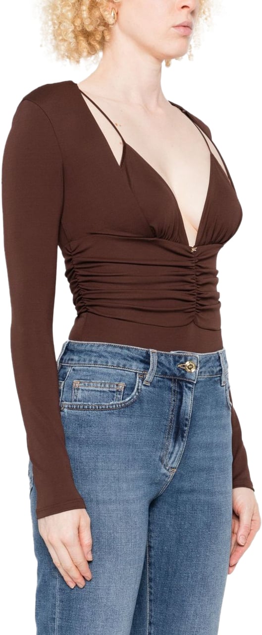 Elisabetta Franchi Elisabetta Franchi Top Marrone Bruin