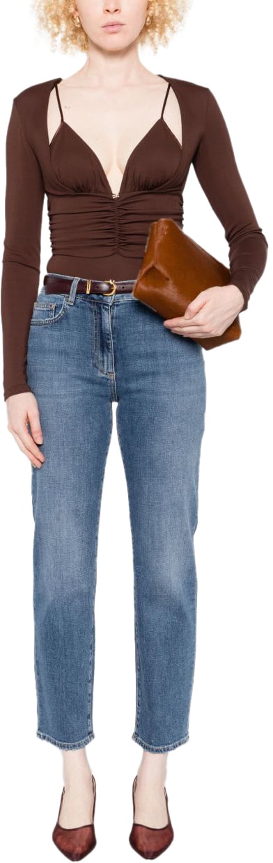 Elisabetta Franchi Elisabetta Franchi Top Marrone Bruin