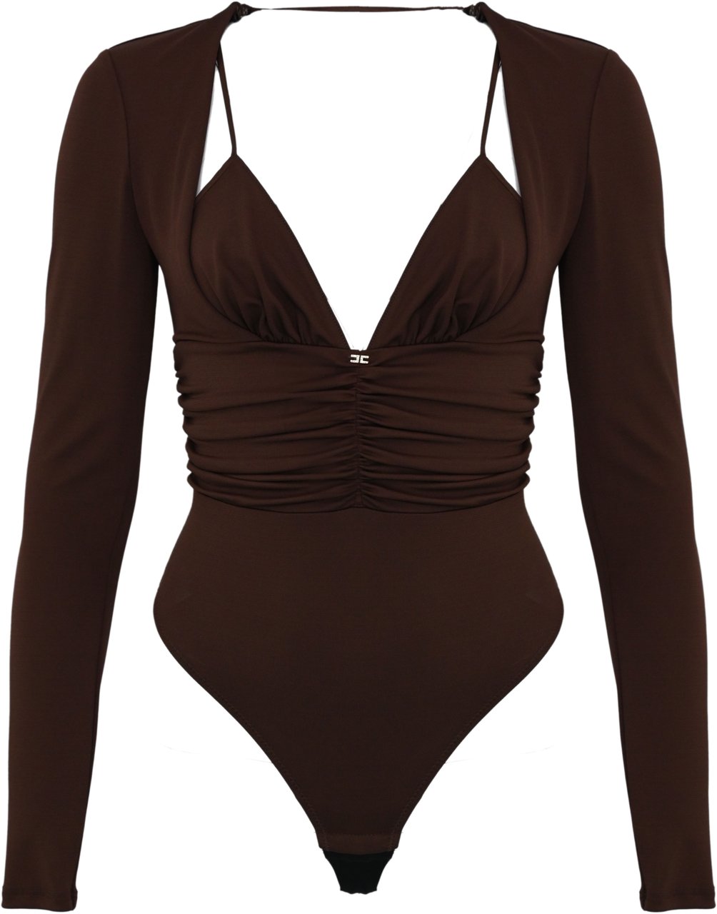 Elisabetta Franchi Top Coffee Bruin