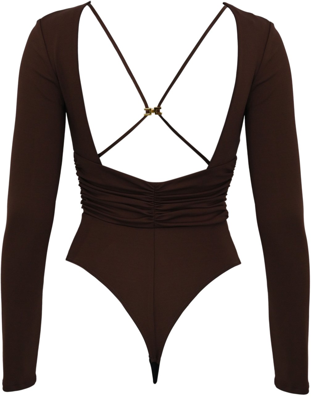 Elisabetta Franchi Top Coffee Bruin