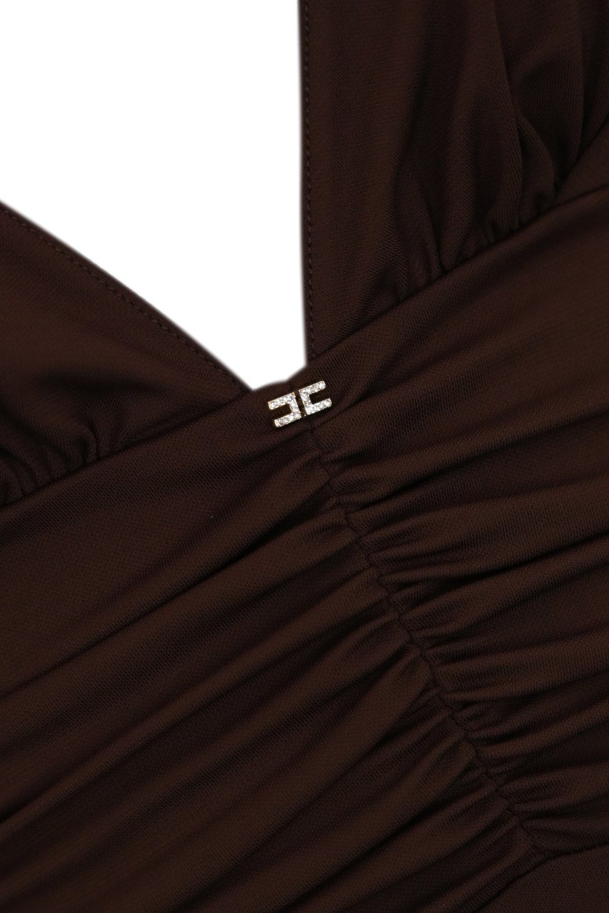 Elisabetta Franchi Top Coffee Bruin