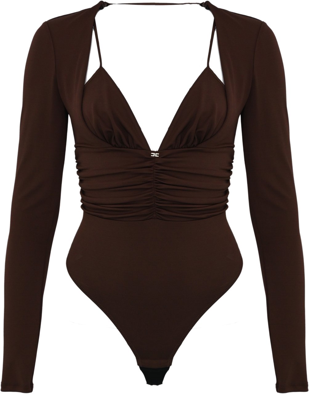 Elisabetta Franchi Top Coffee Bruin