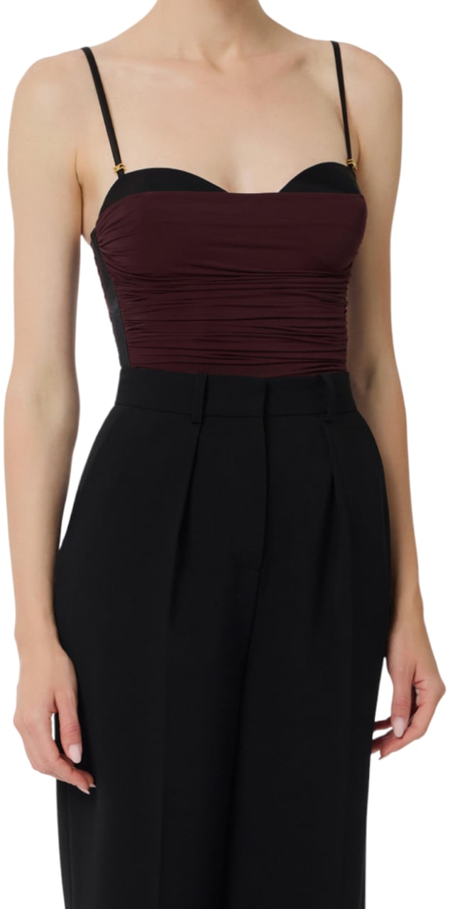 Elisabetta Franchi Top Merlot Rood