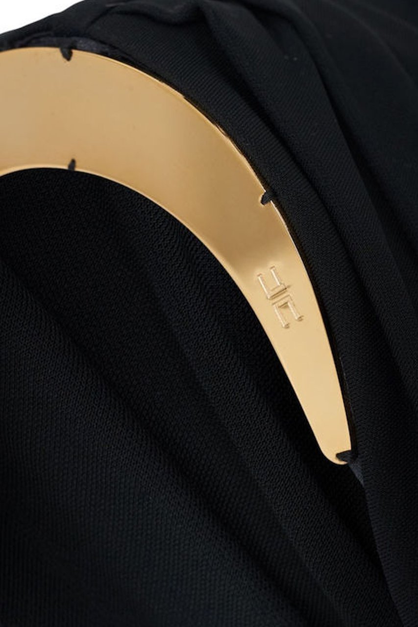 Elisabetta Franchi Top Black Zwart