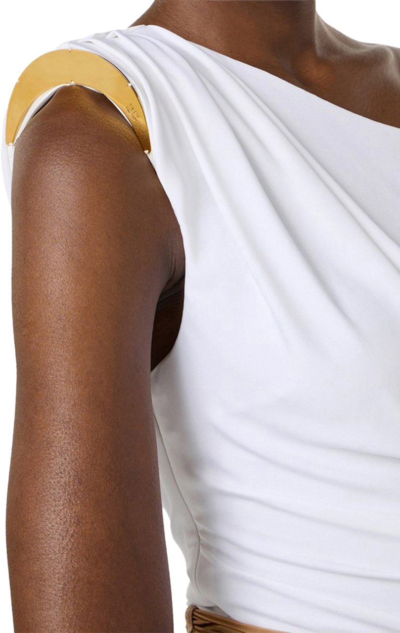 Elisabetta Franchi Tops Cyan Cyaan