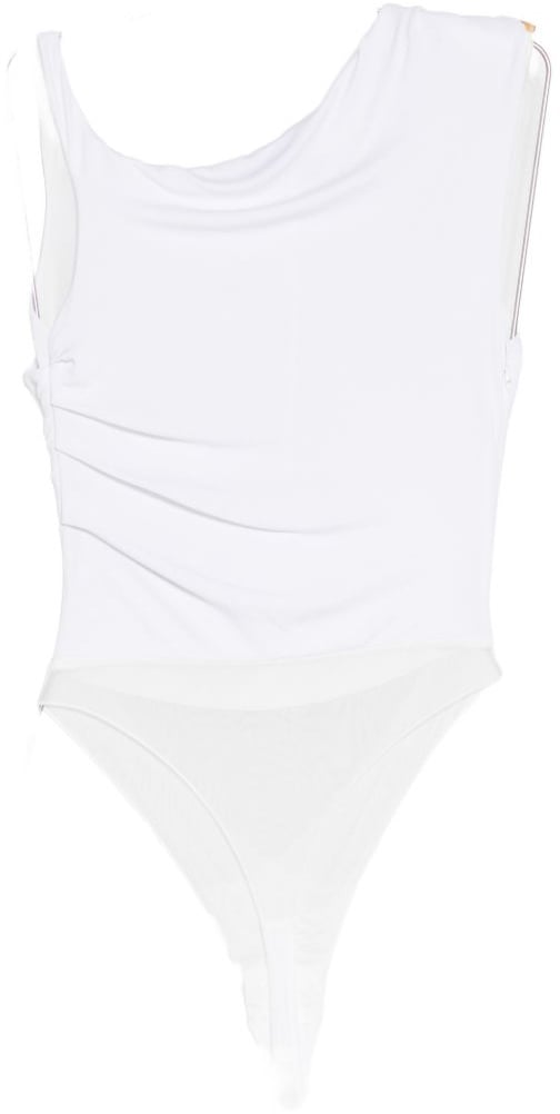 Elisabetta Franchi Top Ivory Wit